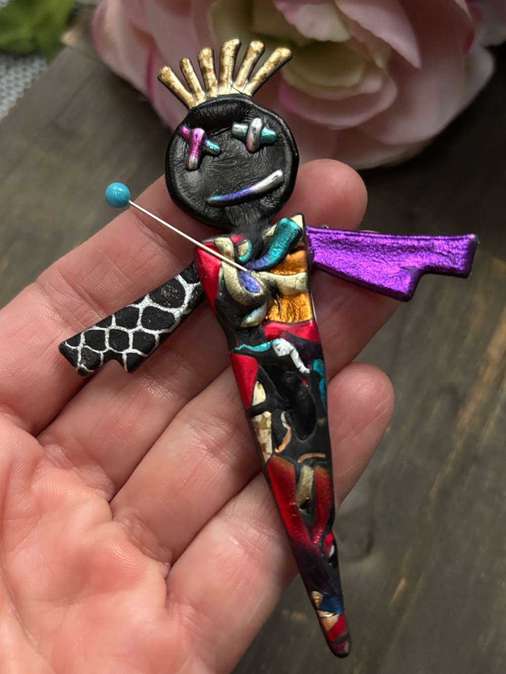 Lucky Voodoo Doll Pin, Oscar of New Orleans - Picture 9 of 9